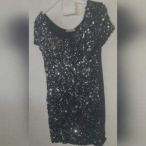 Short shiny Dress